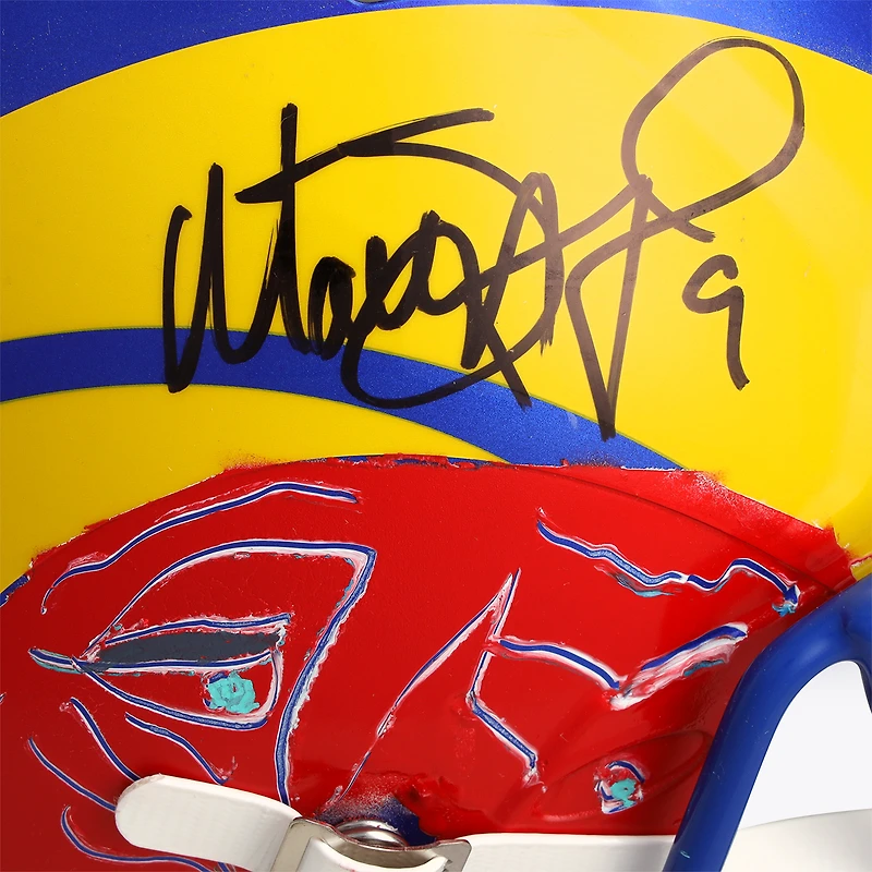 Matthew Stafford Los Angeles Rams Autographed Riddell Speed Authentic Helmet - Art by Cavier Coleman - Limited Edition #1/1