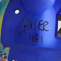 Casque Riddell Speed ​​Authentic autographié par Matthew Stafford (Los Angeles Rams) - Illustration de Caviar Coleman - Édition limitée n° 1/1