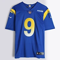 Matthew Stafford Los Angeles Rams Autographed Royal Nike Limited Jersey - Art by Cavier Coleman - Limited Edition #1/1