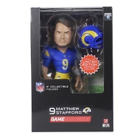 Figurine en vinyle de 6 pouces de Matthew Stafford Los Angeles Rams série 3 GameChanger - Recherchez des variantes de couleurs unies rares