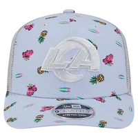 Casquette ajustable 9SEVENTY Adventure Surfboard des Los Angeles Rams de New Era pour homme, grise