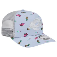 Casquette ajustable 9SEVENTY Adventure Surfboard des Los Angeles Rams de New Era pour homme, grise