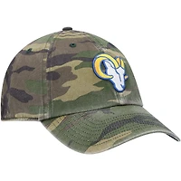 Men's '47 Camo Los Angeles Rams Woodland Clean Up Adjustable Hat