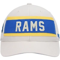 Casquette ajustable '47 crème Los Angeles Rams Crossroad MVP pour homme