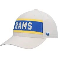 Casquette ajustable '47 crème Los Angeles Rams Crossroad MVP pour homme