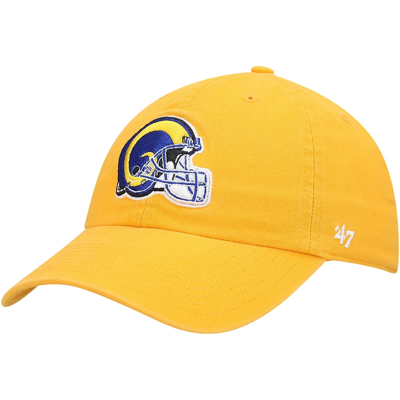 Casquette ajustable « 47 Gold Los Angeles Rams Clean Up » pour homme