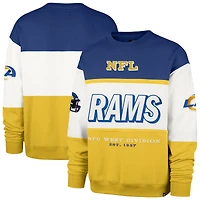 Men's '47 Royal/Gold Los Angeles Rams Breeze Maximalist Sweatshirt