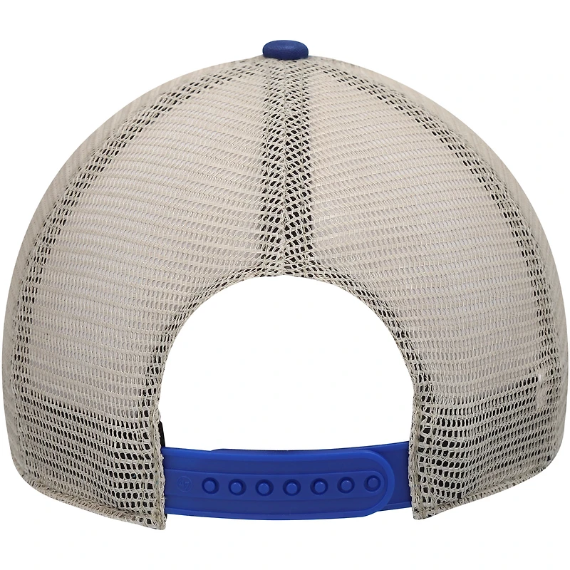 Men's '47 Royal/Natural Los Angeles Rams Four Stroke Clean Up Snapback Hat
