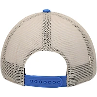 Casquette '47 Royal/Natural Los Angeles Rams LA Trawler Trucker Clean Up Snapback pour homme