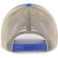 Men's '47 Royal/Natural Los Angeles Rams Notch Trucker Clean Up Adjustable Hat
