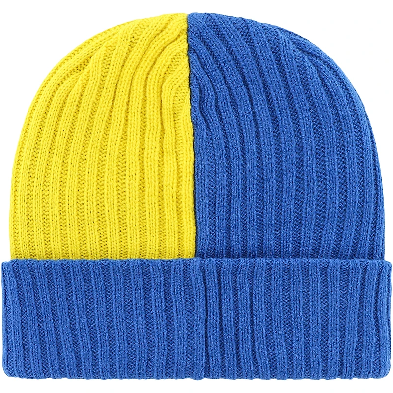 Bonnet en tricot à revers Fracture '47 Royal Los Angeles Rams pour hommes