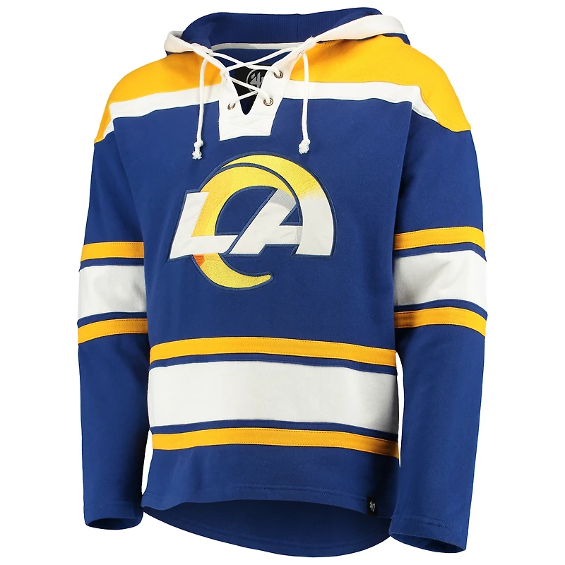 Chandail à capuchon encolure en V pour hommes '47 Royal Los Angeles Rams Lacer