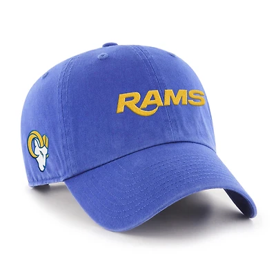 Casquette ajustable pour homme '47 Royal Los Angeles Rams Script Clean Up