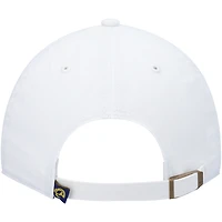 Casquette réglable Clean Up Los Angeles Rams Logo '47 blanche pour homme