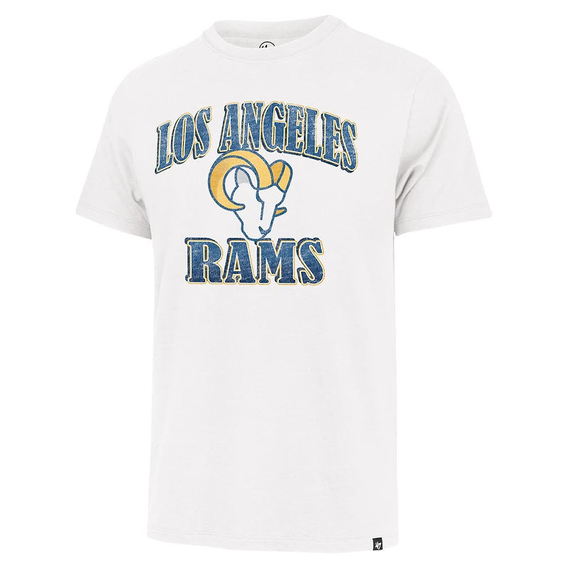 T-shirt blanc '47 Los Angeles Rams Overrun Franklin pour homme