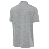 Men's Antigua Heather Gray Los Angeles Rams Layout Polo