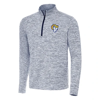 Haut à fermeture éclair quart de tour Antigua Navy Los Angeles Rams pour homme