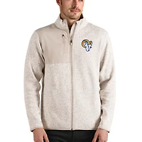 Veste zippée Fortune des Los Angeles Rams pour homme, couleur avoine, Antigua