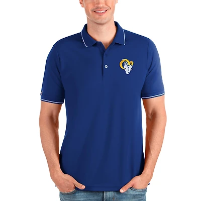 Polo Antigua Royal Los Angeles Rams Affluent pour homme