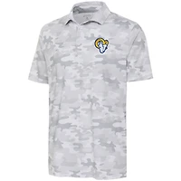 Men's Antigua White Los Angeles Rams Collide Polo