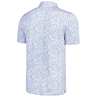 Polo Motion blanc Antigua pour homme des Los Angeles Rams