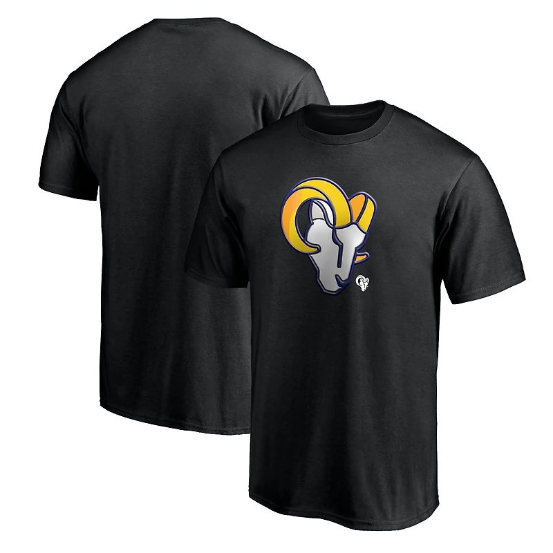 Men's  Black Los Angeles Rams Midnight Mascot T-Shirt