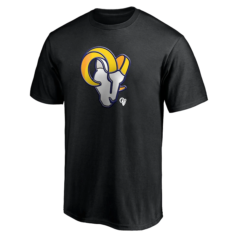 Men's  Black Los Angeles Rams Midnight Mascot T-Shirt