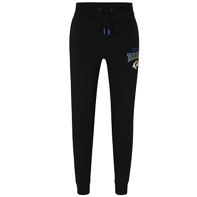 Pantalon à pression BOSS X NFL pour hommes, noir/royal, Los Angeles Rams Snap