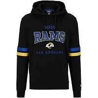 Sweat à capuche BOSS X NFL pour hommes, noir/royal, Los Angeles Rams Touchdown