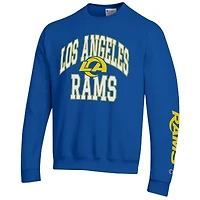 Men's Champion  Royal Los Angeles Rams Powerblend Fleece Sweatshirt