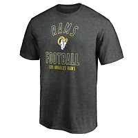 Men's  Charcoal Los Angeles Rams Nickname Arc T-Shirt