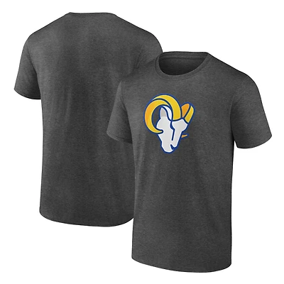 Men's  Charcoal Los Angeles Rams Primary Logo T-Shirt