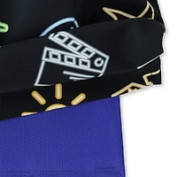 Men's Chubbies Black Los Angeles Rams The Neon 5.5" Classic Lined Swim Trunks