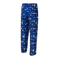Pantalon Concepts Sport Royal Los Angeles Rams à imprimé mosaïque pour homme