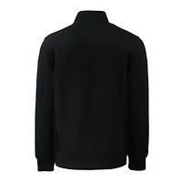 Men's Cutter & Buck Black Los Angeles Rams Helmet Roam Eco Recycled Full-Zip Jacket