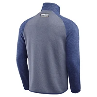 Men's Darius Rucker Collection by Fanatics Blue Los Angeles Rams Tonal Quarter-Zip Jacket