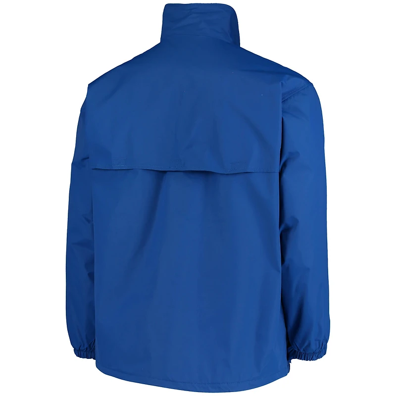 Men's Dunbrooke Royal Los Angeles Rams Triumph Fleece Full-Zip Jacket