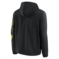 Men's Fanatics Black Los Angeles Rams Blackout Pullover Hoodie