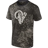 Men's Fanatics Black Los Angeles Rams Shadow T-Shirt