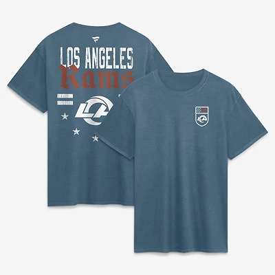 Men's Fanatics  Blue Los Angeles Rams Washed Americana T-Shirt