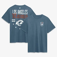 Men's Fanatics  Blue Los Angeles Rams Washed Americana T-Shirt