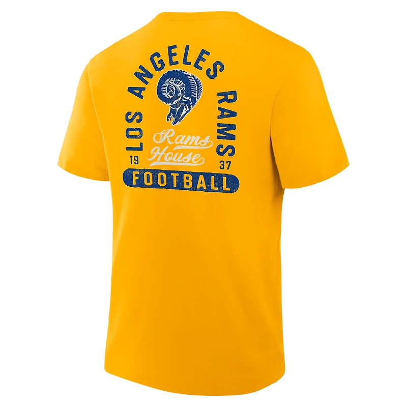 T-shirt Fanatics Gold Fluid Motion Legacy pour homme des Los Angeles Rams