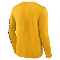Men's Fanatics Gold Los Angeles Rams Vision Long Sleeve T-Shirt