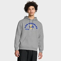 Men's Fanatics Heather Gray Los Angeles Rams Delay of Game Legacy Pullover Hoodie