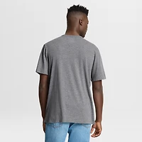 Men's Fanatics Heather Gray Los Angeles Rams First Down Tribute Tri-Blend T-Shirt