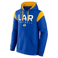 Sweat à capuche Fanatics Royal Los Angeles Rams Call The Shot pour hommes