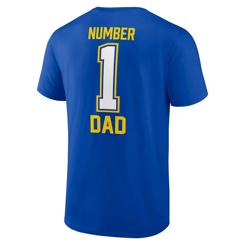 Men's Fanatics Royal Los Angeles Rams Father's Day T-Shirt