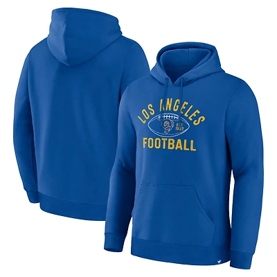 Men's Fanatics Royal Los Angeles Rams Fumblerooski Legacy Pullover Hoodie