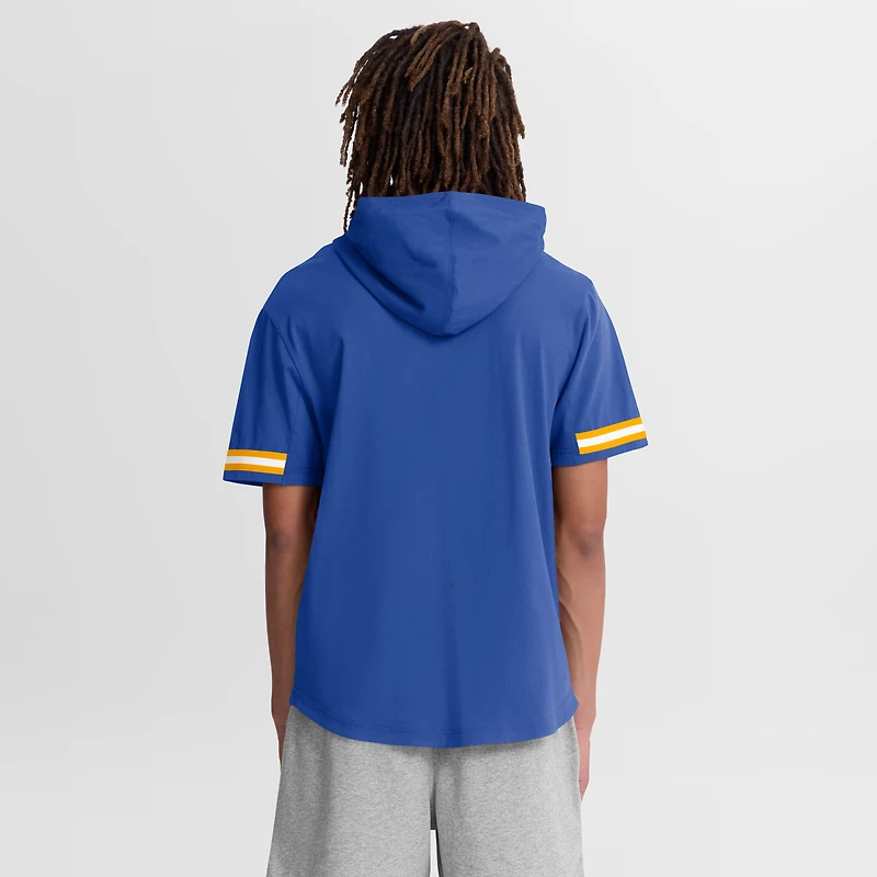 T-shirt à capuche manches courtes Fanatics Royal Los Angeles Rams Optimal Play pour homme