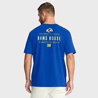 Men's Fanatics Royal Los Angeles Rams Passing Pocket Legacy T-Shirt